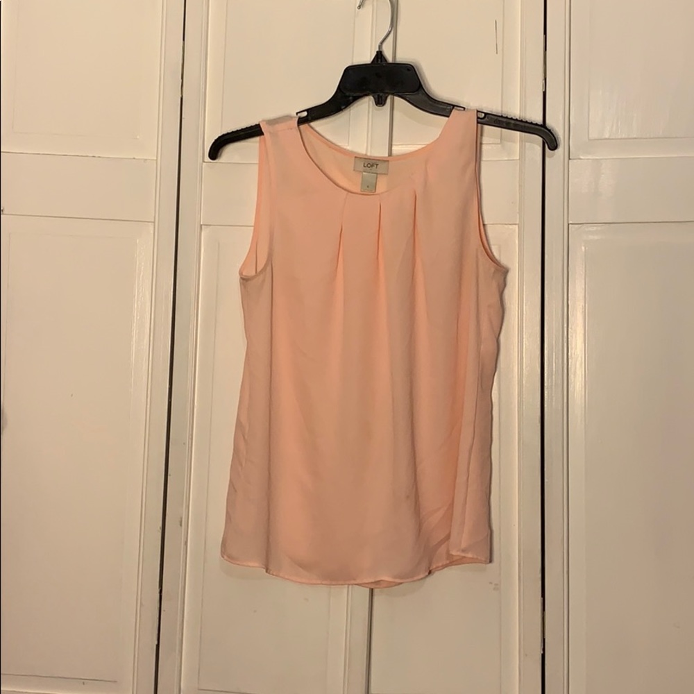 LOFT | Pink tank top blouse